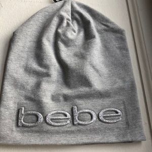 Host Pick 🥳 NWT Bebe gray hat with silver glitter